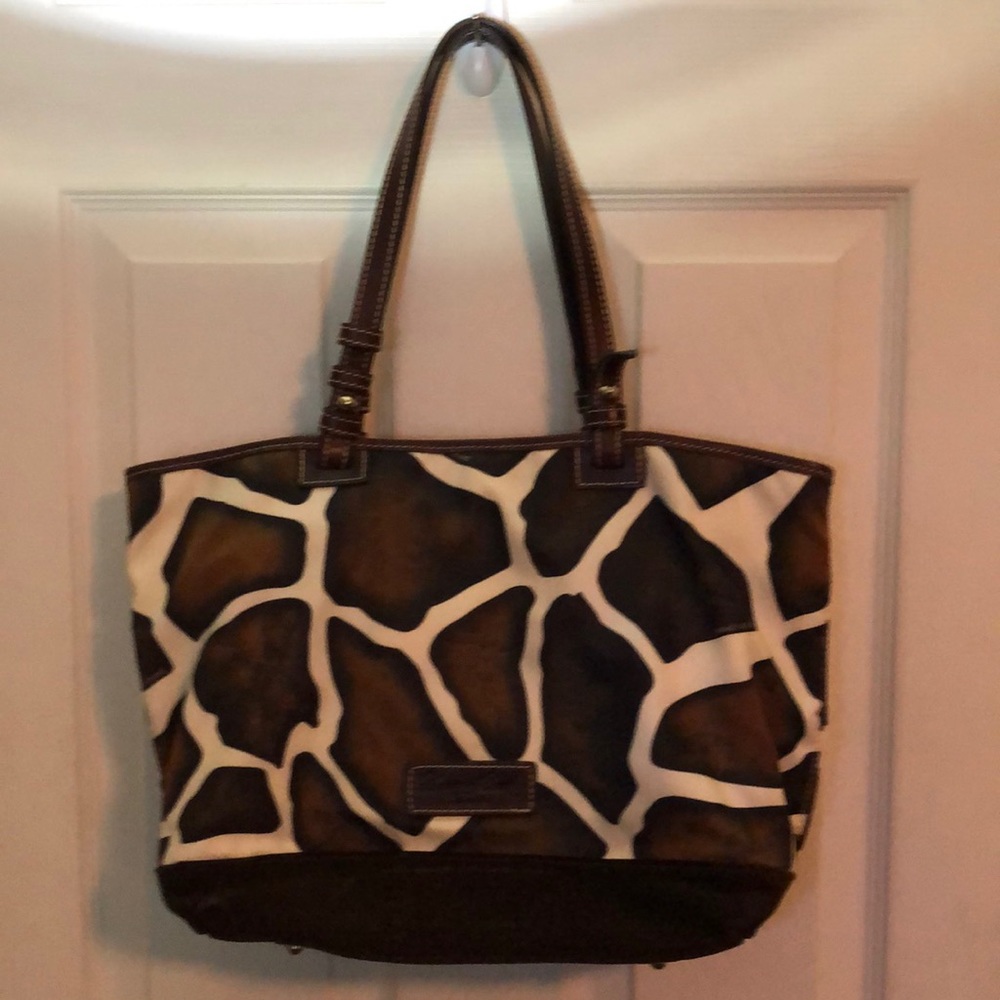 Dooney and Bourke Giraffe Print Handbag